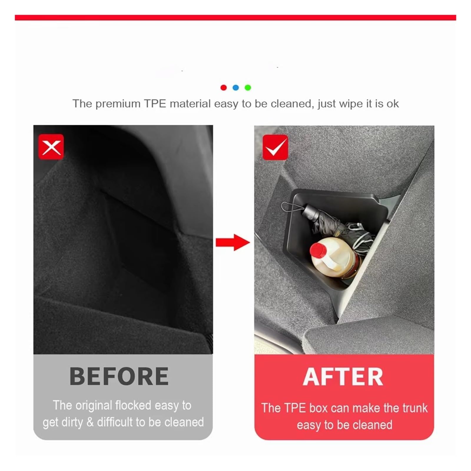 Cache-Bagages Bacs Rangement Coffre Arrière Tapis Doublure Chargement Boîte Latérale D'organisation pour Tesla pour Modèle Y pour Juniper 2025 2026 Couverture Cargaison(Type-2)