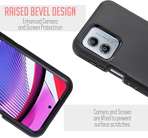 Miniatura 4 de Funda para Motorola Moto G-Power-5G 2023 Moto G 5G 2023, con funda de clip para cinturón, protección de cuerpo completo resistente, protector de