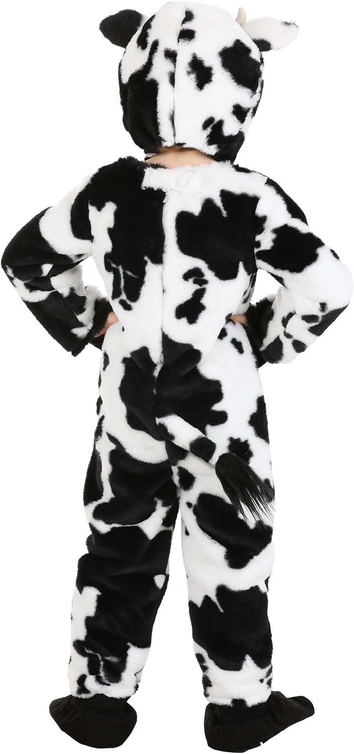 Deluxe Plush Spotted Cow Toddler Costume | Kid's Animal Costumes - Image 3