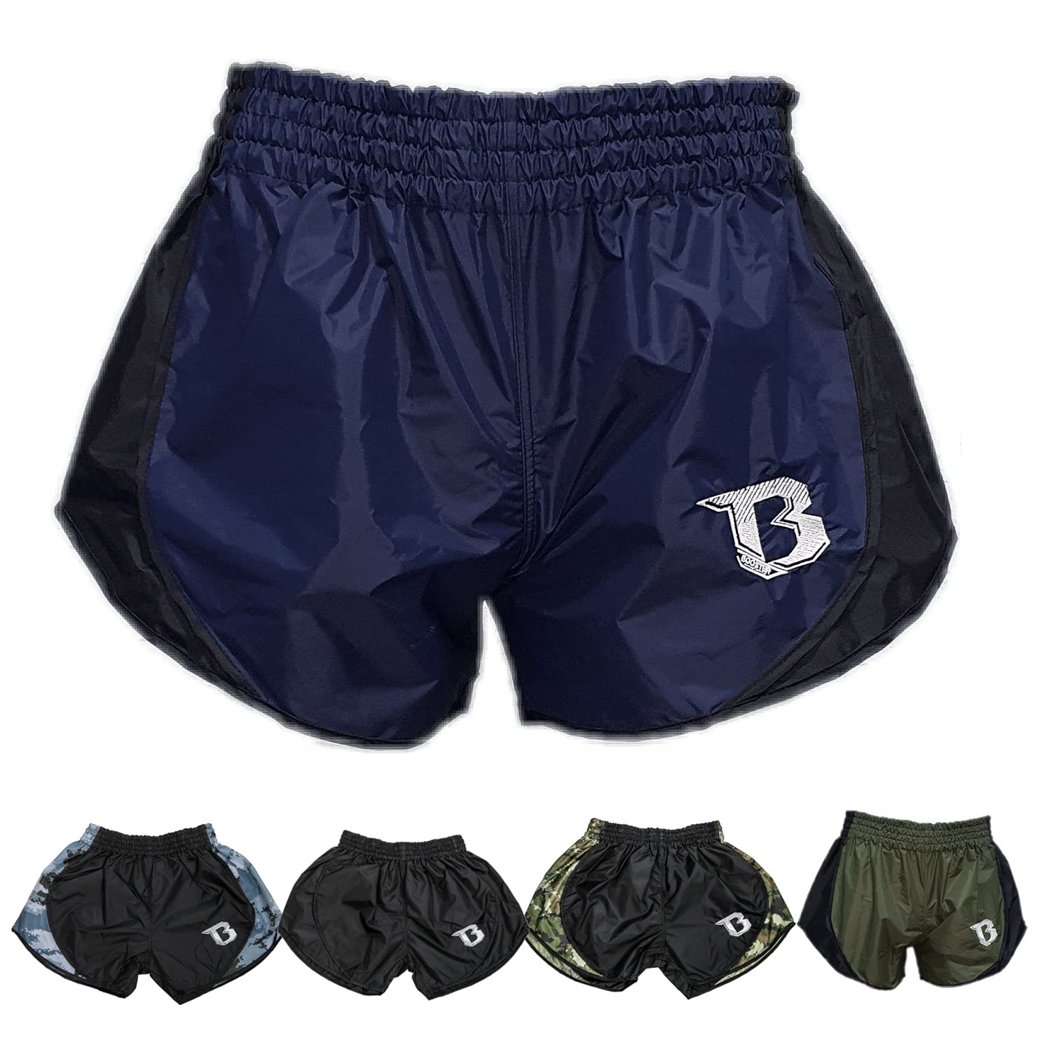 Booster Hybrid Fight Shorts Retro für Herren - Kampfsport Kickboxen Muay Thai Thaibox Shorts Thaiboxhose für Männer - 6 Farben zur Auswahl - Hybrid Allround Kampfsporthose
