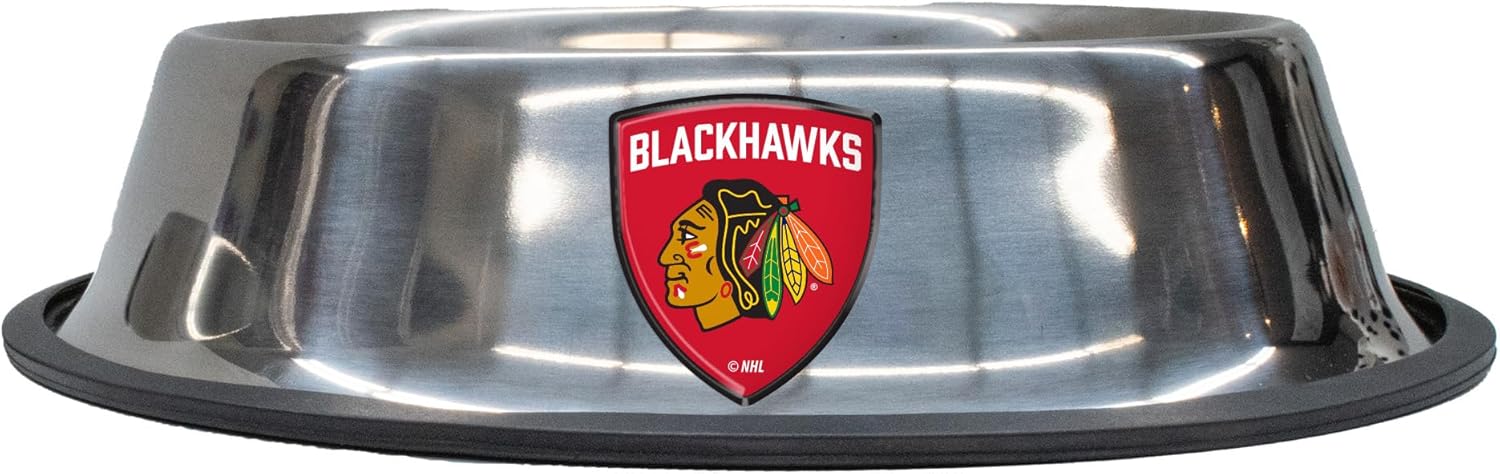 Littlearth NHL Chicago Blackhawks Everyday Pet Bowl, Small