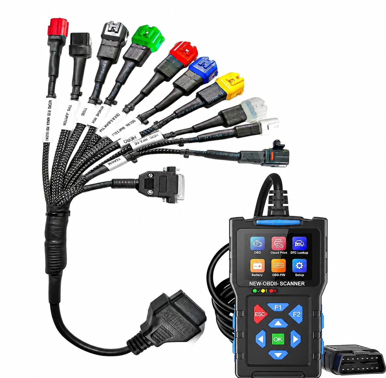 T300 OBD2 Scanner with 11-Pin OBD Cable | BS6 BS7 Compatible | Engine Fault Code Reader & Clear | Check Engine Light Diagnostic Tool-image-43