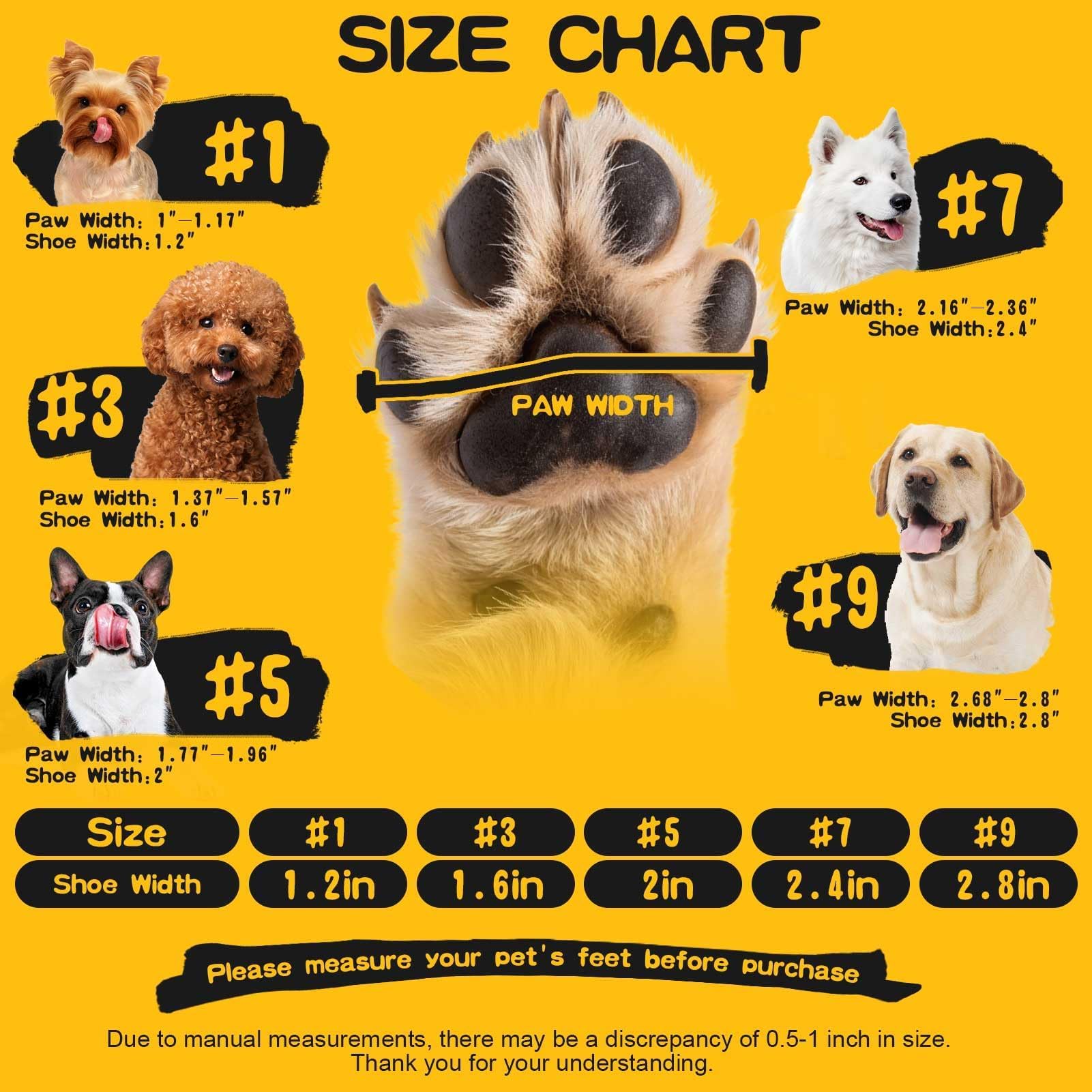 EXPAWLORER Chaussures pour chiens de petite, moyenne et grande taille, imperméables et antidérapantes pour l'hiver avec chaussettes, faciles à mettre et à enlever, bottes et protections de pattes pour