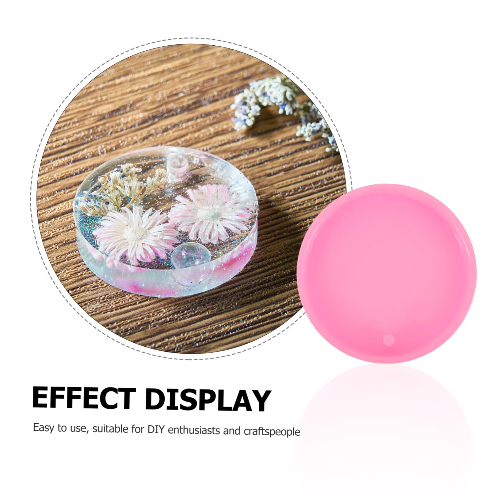 NUOBESTY 50pezzi Stampo Silicone Flessibile Per Ciondoli e Portachiavi Per Creazioni Diy Aromaterapia Utile e Pratico Per Amanti Artigianato