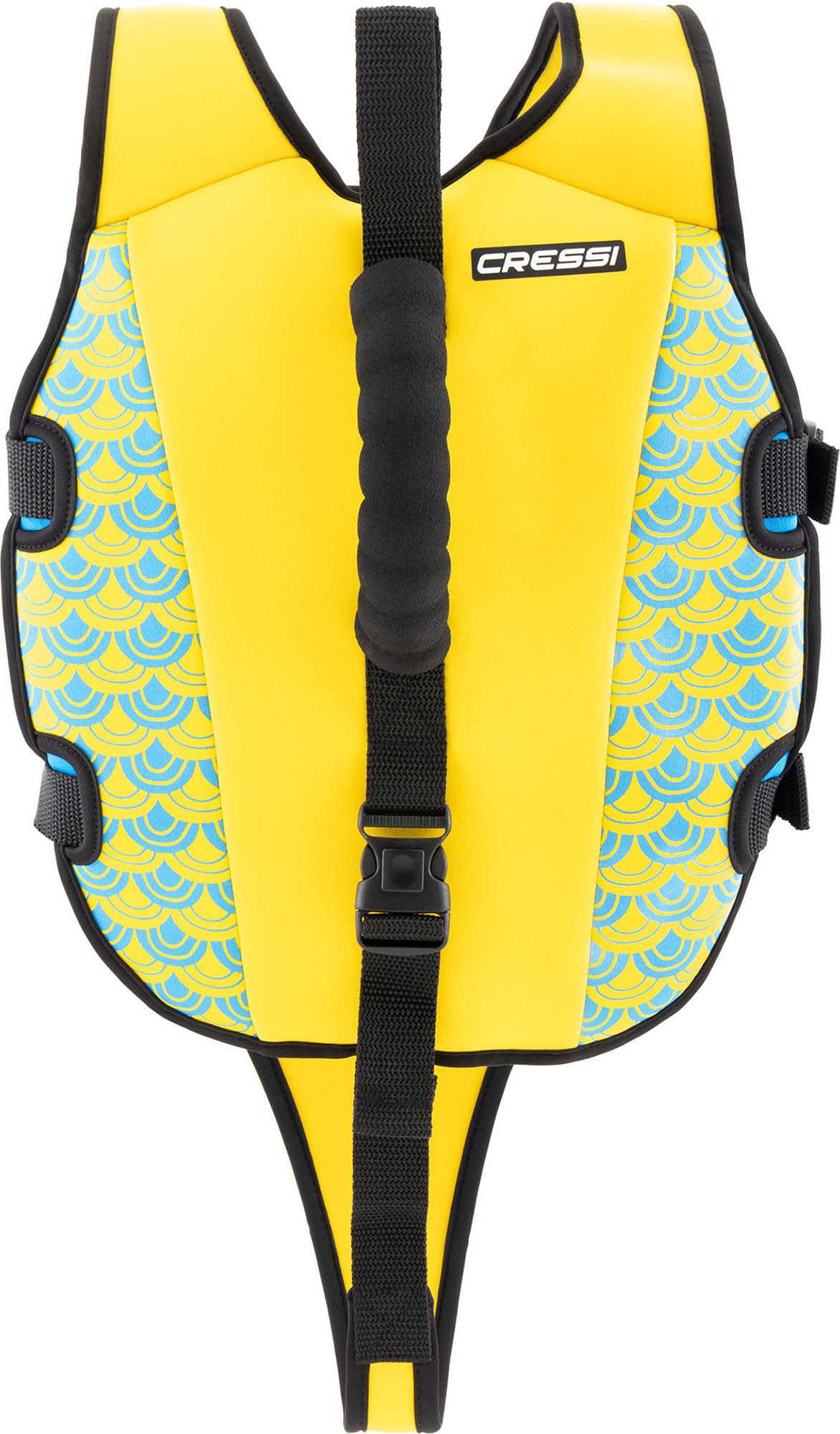 CRESSI Little Turtle Neoprene Swim Vest - Gilet de Natation pour Enfants Équipé de Deux Poignées - Une Aide Excellente pour Flotter et Garder l'Équilibre dans l'eau