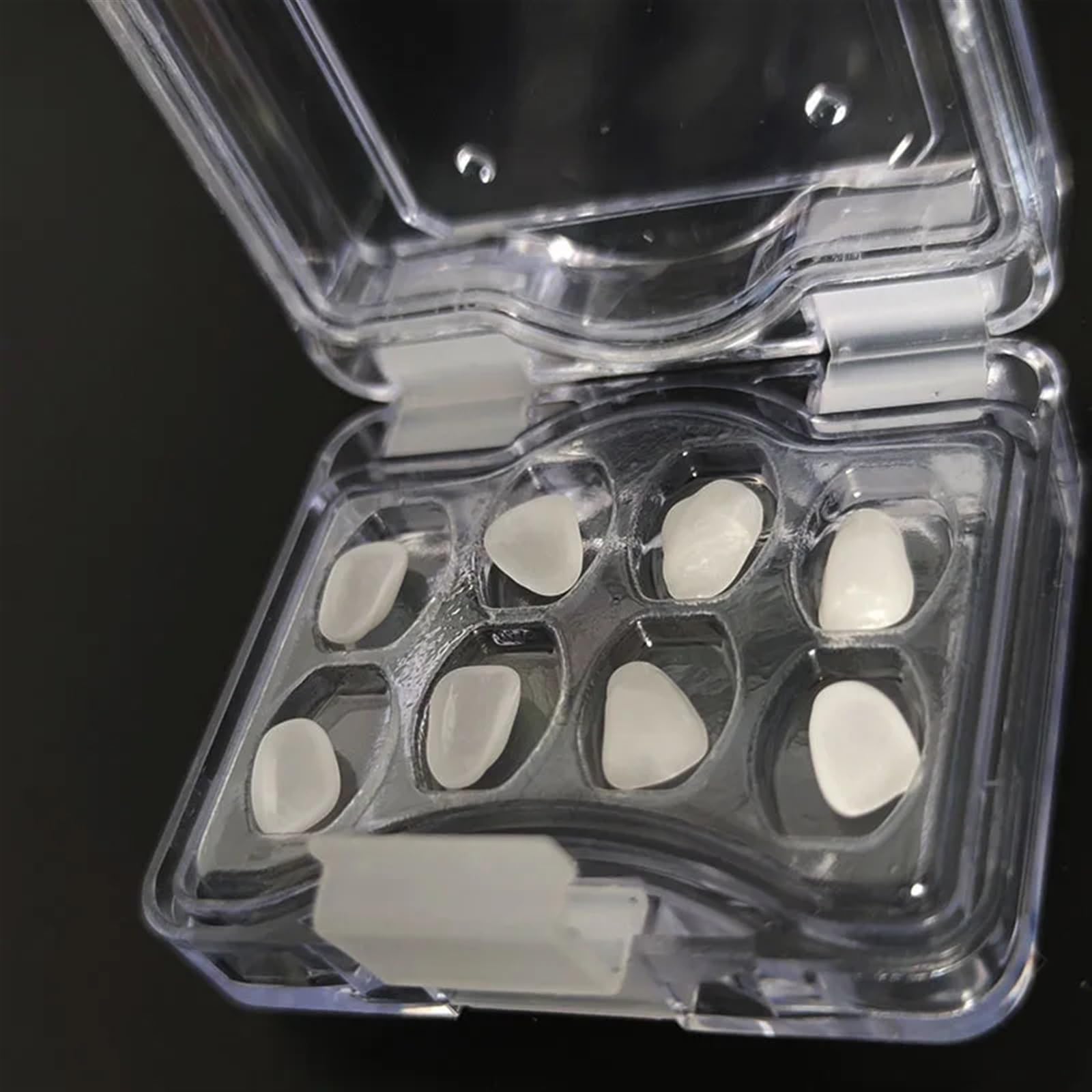 Caja Dental con película para dentadura, Material de Almacenamiento de Chapa, Herramientas dentales cosméticas, 40 Piezas