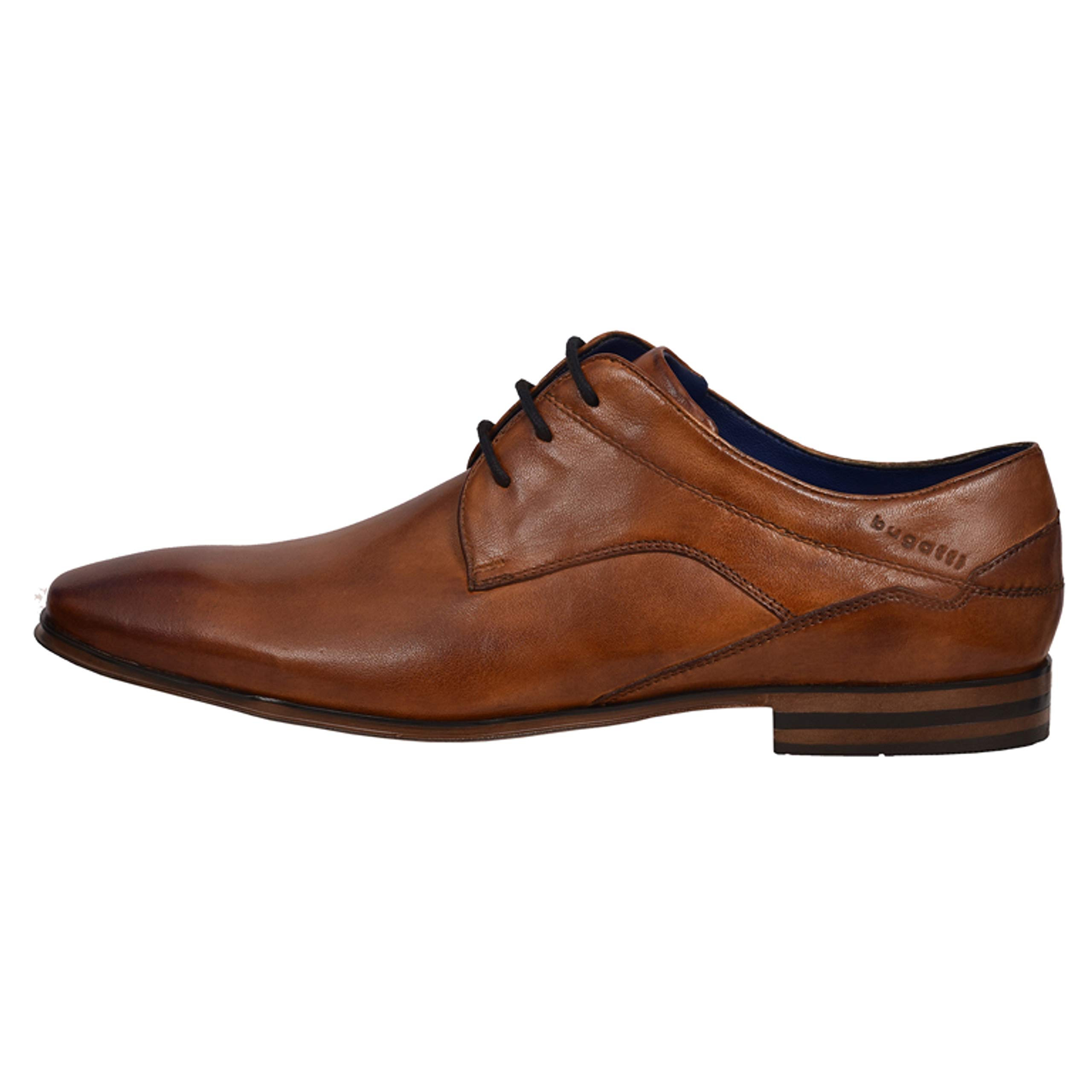 Bugatti Chaussure Basse Business en Cuir de Haute Qualité, Derby aux Lignes Élégantes DerbysHomme