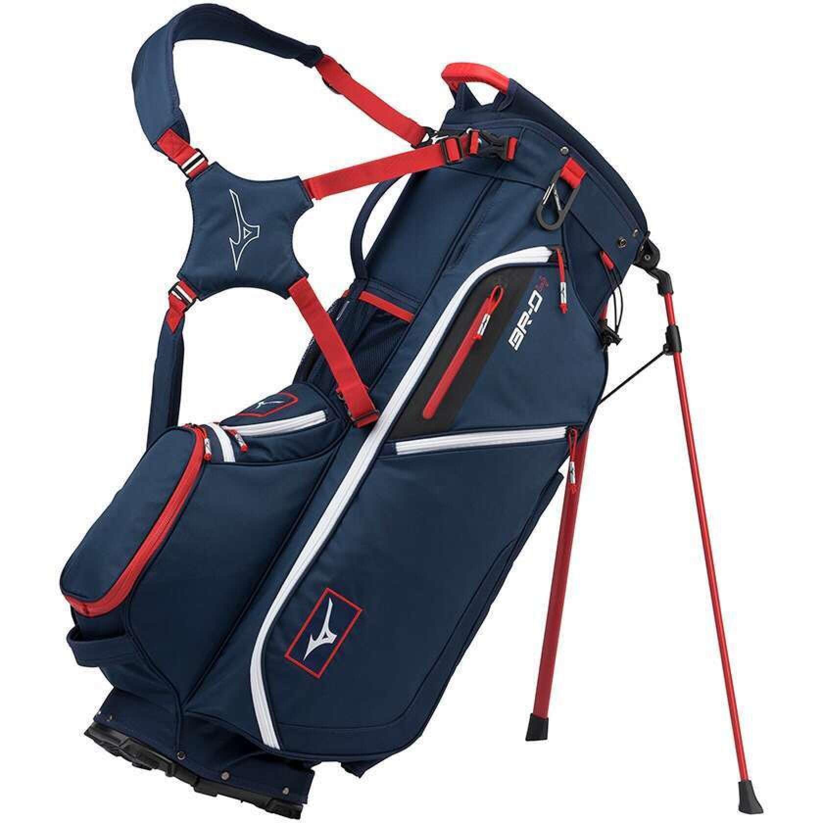 ミズノキャディバッグ グレー ブラック　日本正規品BR-D4e MIZUNO ミズノ日本正規品 BR-D4 スタンドバッグ キャディバッグ