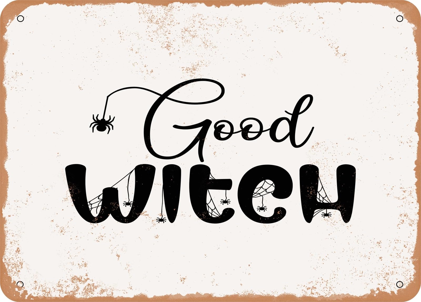 Metal Sign - Good Witch - 5 - Vintage Look Sign home decor