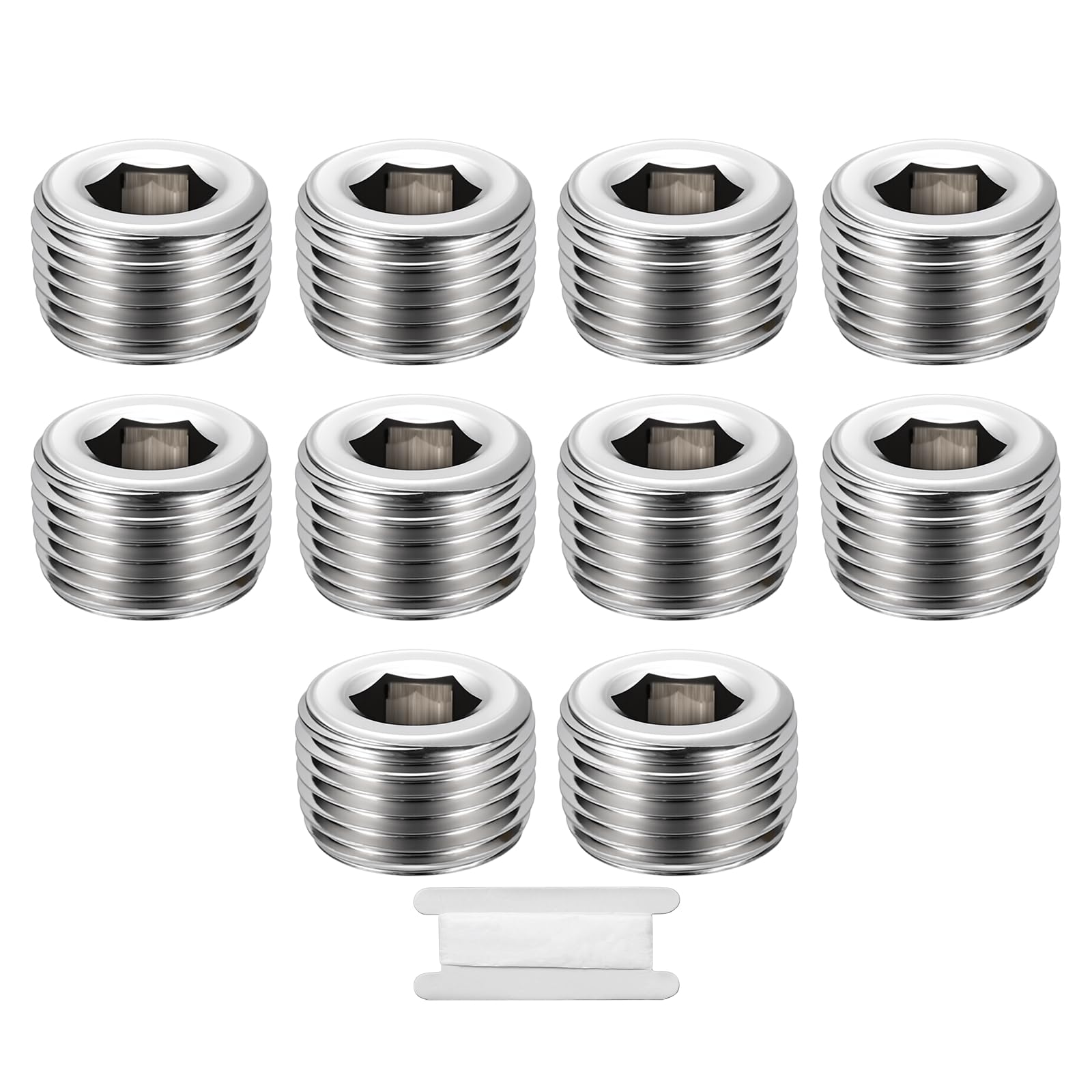 Raccord de tuyau NPT mâle anti fuite en inox 304 de 3/8 pouce pour réparer votre pompe à eau