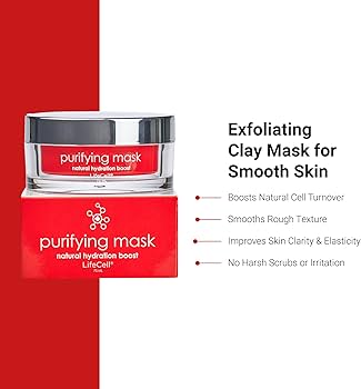 Amazon.com : LifeCell Purifying Clay Mask – Deep Cleansing Facial
