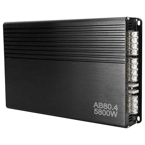 Miniatura 6 de YaeCCC 5800W 12V Amplificador de Coche de 4 Canales Estéreo Audio Super Graves Potencia Subwoofer Amp