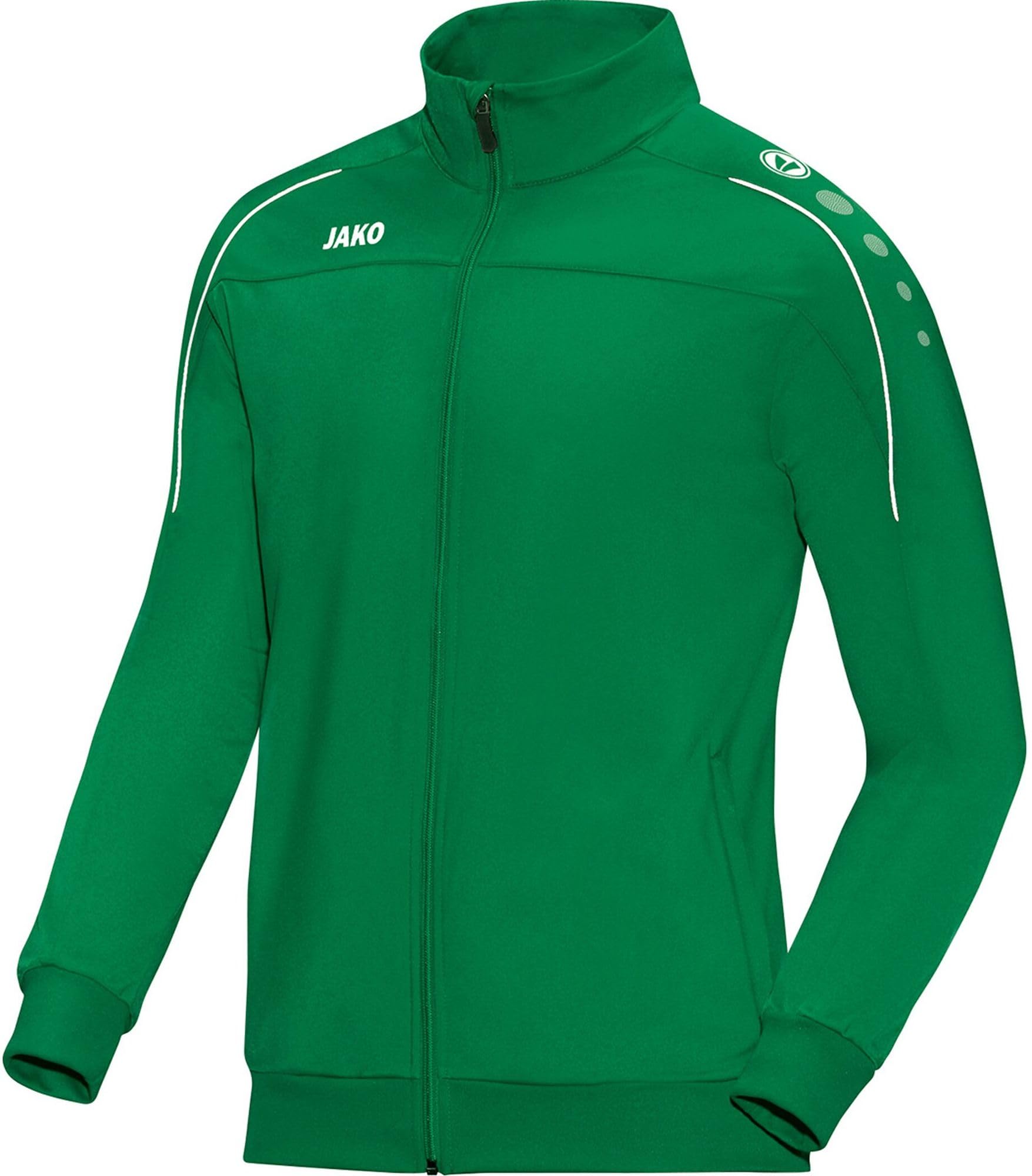 JAKO Children's Classico polyester jacket., Children's, Polyester jacket, 9350, Sports green, 128