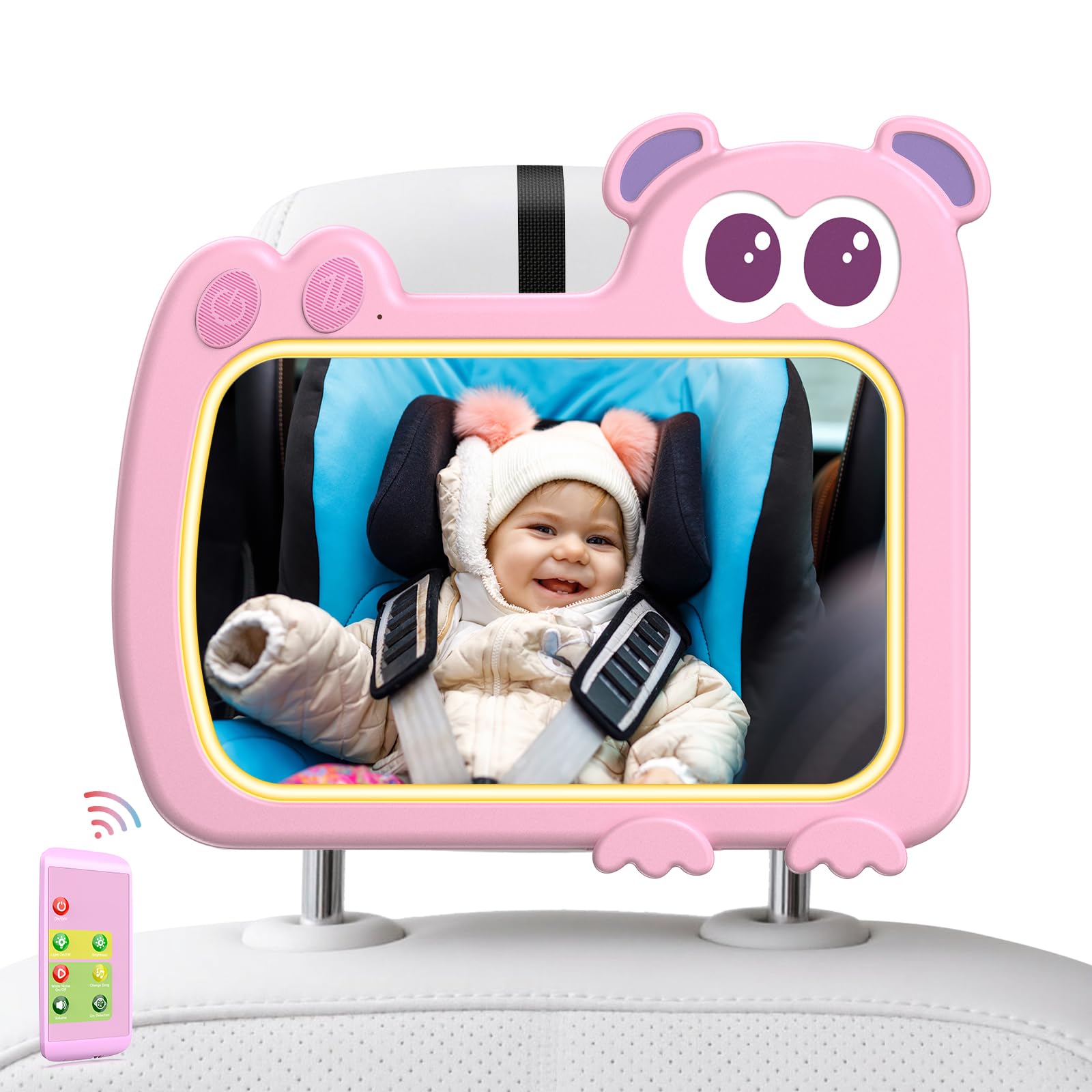 Photo 1 of Olishare Baby Car Mirror with Cry Detector & Remote