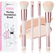 Double Ended Makeup Brush 2 in 1 Creating Beautiful Foundation Brush for Liquid Makeup Brochas Para Maquillaje Patrick Ta Blush Foundation Blush Pink