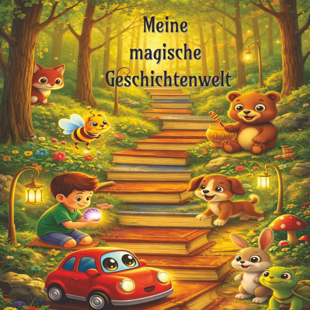 Meine magische Geschichtenwelt: Einfache deutsche Kurzgeschichten für Kinder | Geschichten für Kindergarten und Erstleser