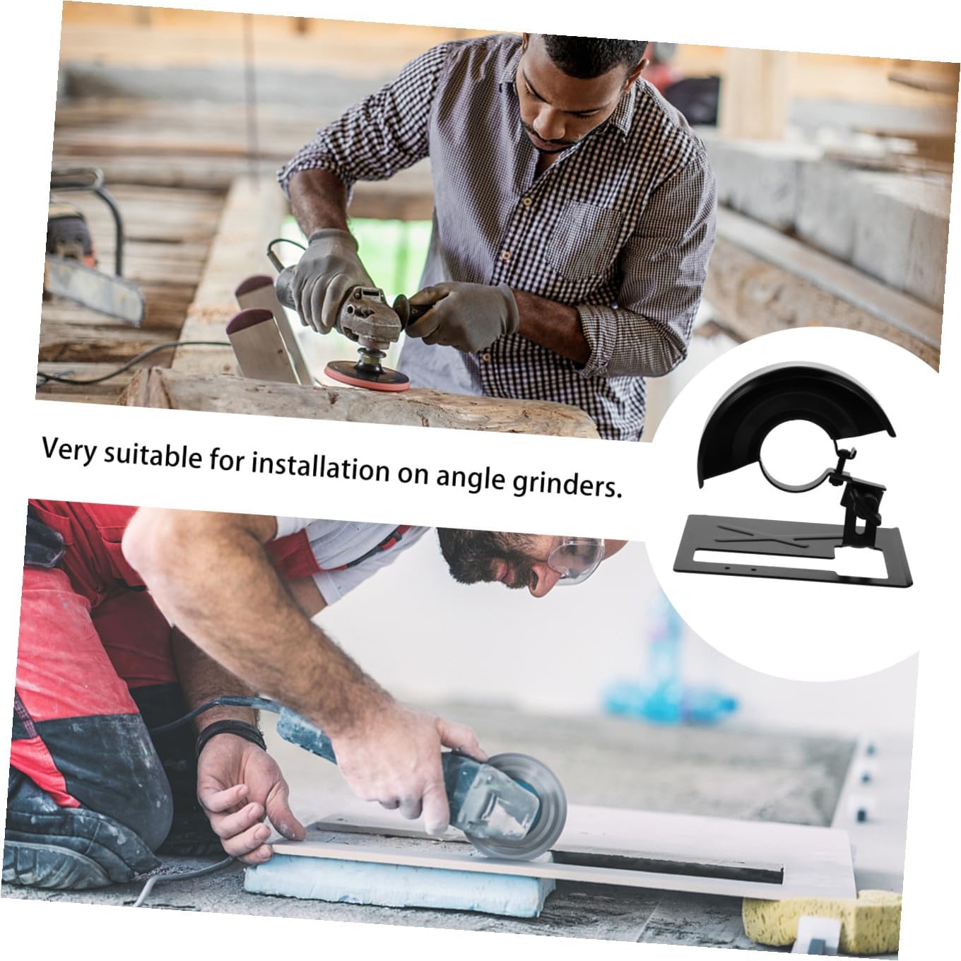 Angle Grinder Cutting Machine Stand with Protective Cover Support Bracket Durable Safety Shield for Enhanced Performance and Stability