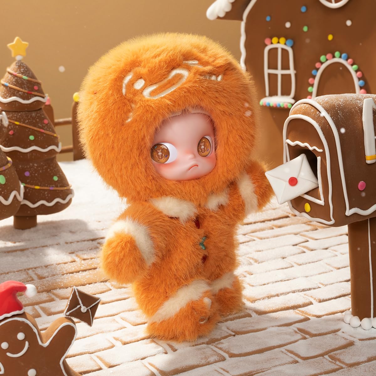 ぬいぐるみ Zsiga 1/8 Action Figure Amazon.co.jp: POP MART Zsiga Gingerbread Man 1/8アクション