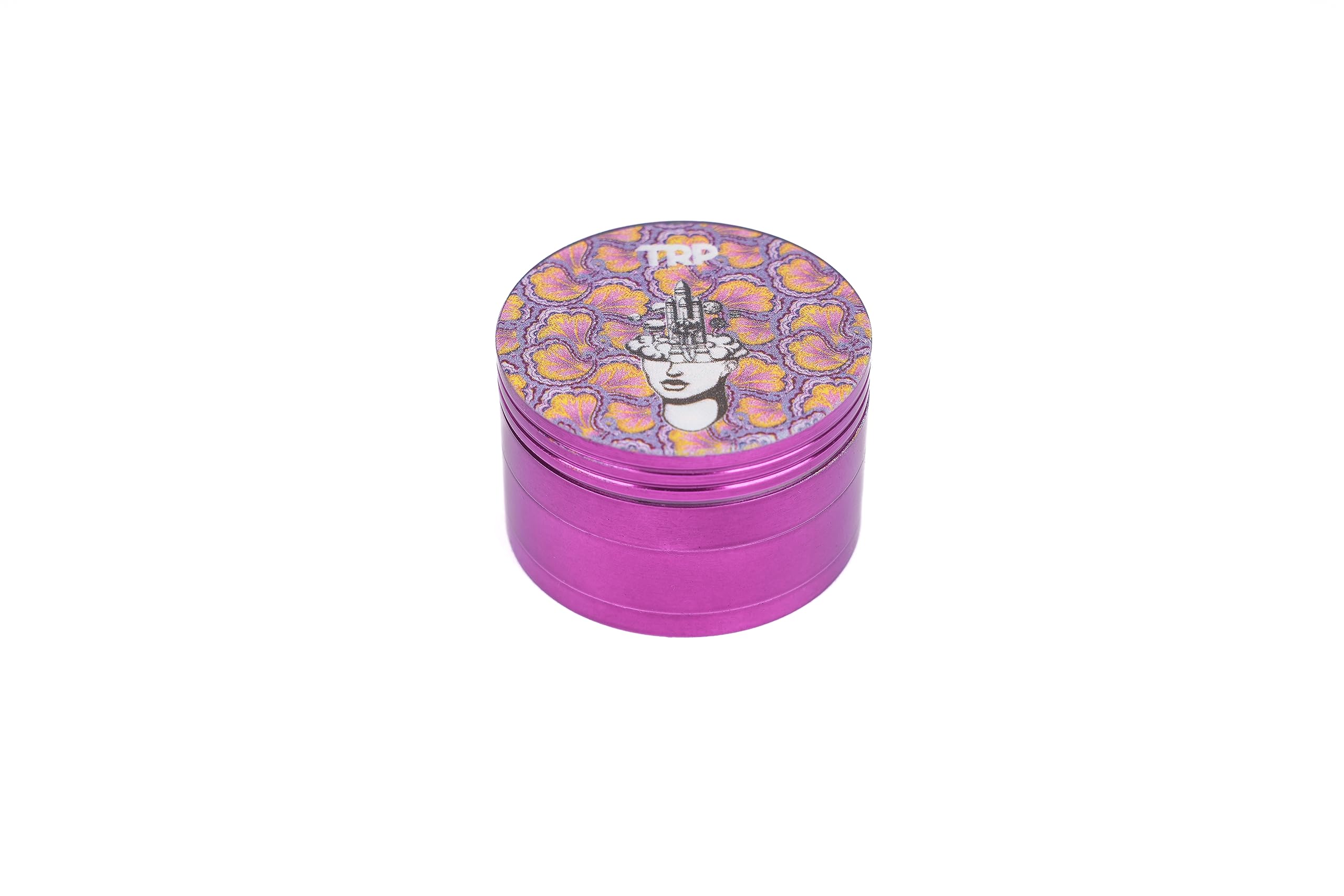 Essentials Premium Metallic Herb Crusher/Grinder Large with Filter (Herb Grinder/Herb Crusher) (55 mm, Celestis)