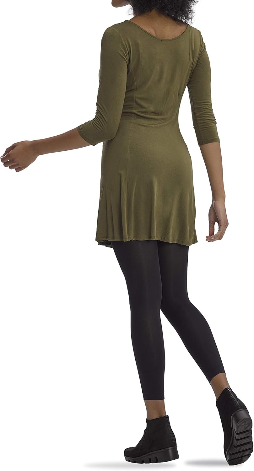 No Nonsense Women's Super Opaque Control Top Footless Tights at Amazon