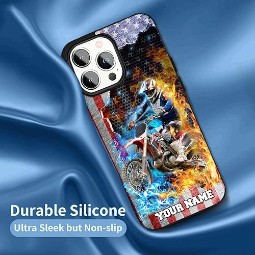 Miniatura 22 de Funda personalizada con nombre personalizado para iPhone 17/16/15/14/13/12/11 Air Pro Max, Galaxy S25/S24/S23/S22/S21/S20 Bombero,Veterano