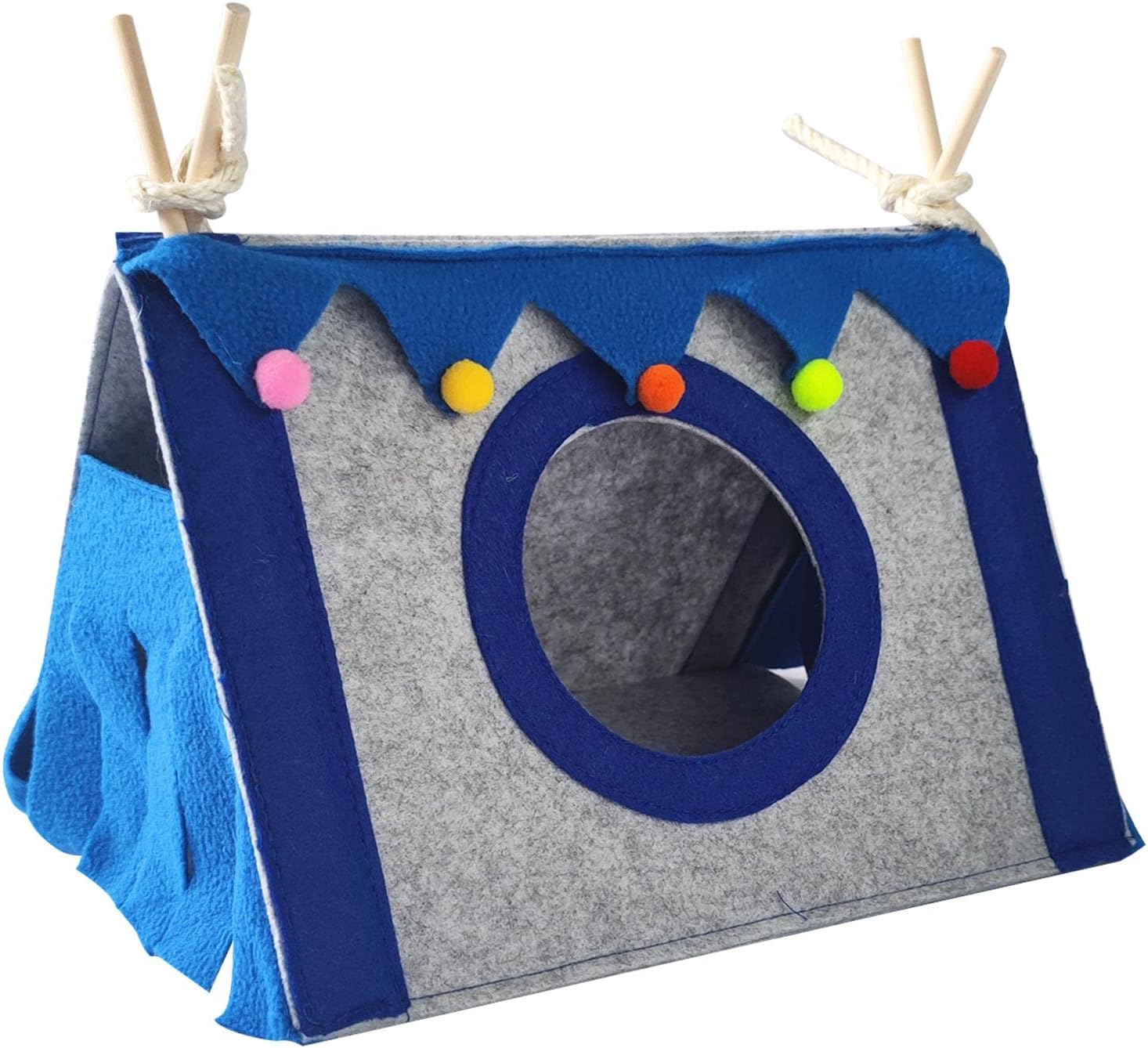 Cama de pared para gatos, cama de tienda de campaña de animales pequeños, tienda de campaña acogedora para hámsters, hurones, conejos, erizos