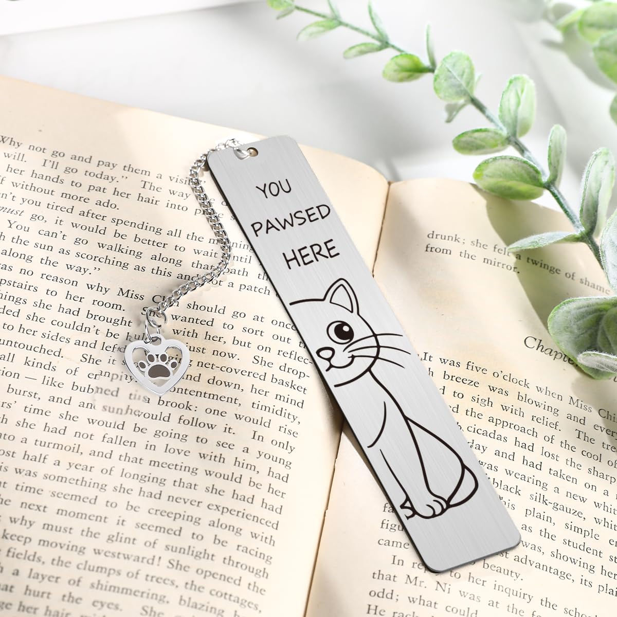 Bonitos regalos para gatos, divertido marcapáginas de metal para leer mujeres, accesorios de libros para niñas amantes de los gatos, regalo de jubilación para mujeres, amantes de los libros,