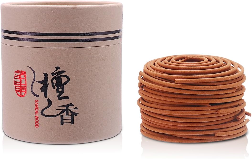 Sandalwood Incense,Coils Incense for Burner