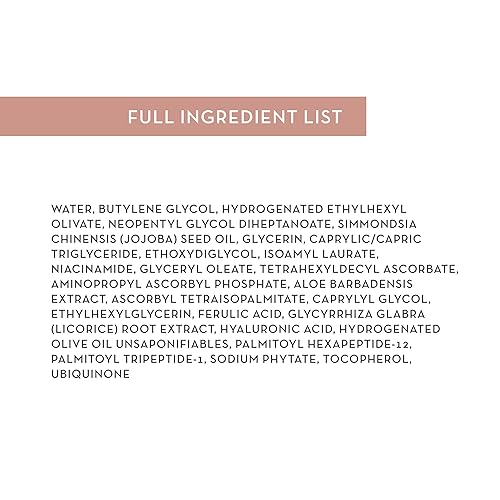 Miniatura 9 de Suero de vitamina C para la cara, fórmula todo en uno, vitamina C de grado profesional, péptidos, ácido hialurónico 3X y niacinamida, para pieles