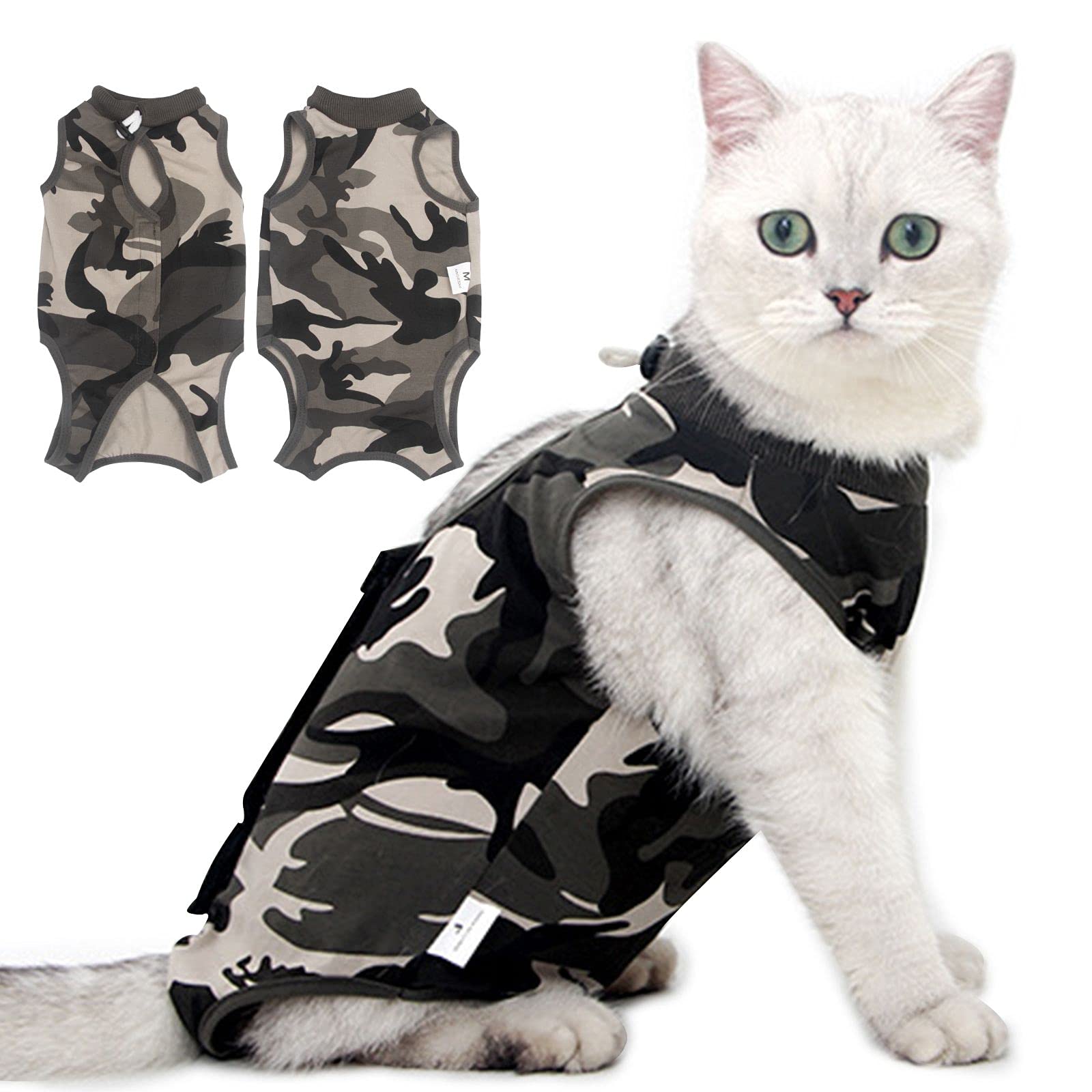Buy Coppthinktu Cat Surgery Recovery Suit for Abdominal Wounds or Skin