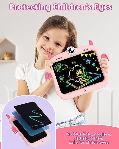 Miniatura 4 de TEKFUN Tableta de escritura LCD para niños, tablero de garabatos de 8.5 pulgadas, sin desorden, ahorra papel, almohadilla de dibujo imprescindible