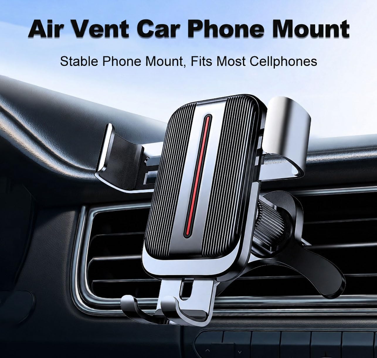 Car Phone Holder for MINI Convertible 2005-Present, Air Vent Phone Mount with 360° Rotation, Adjustable Smartphone Stand with Secure Clip Design for Daily Driving