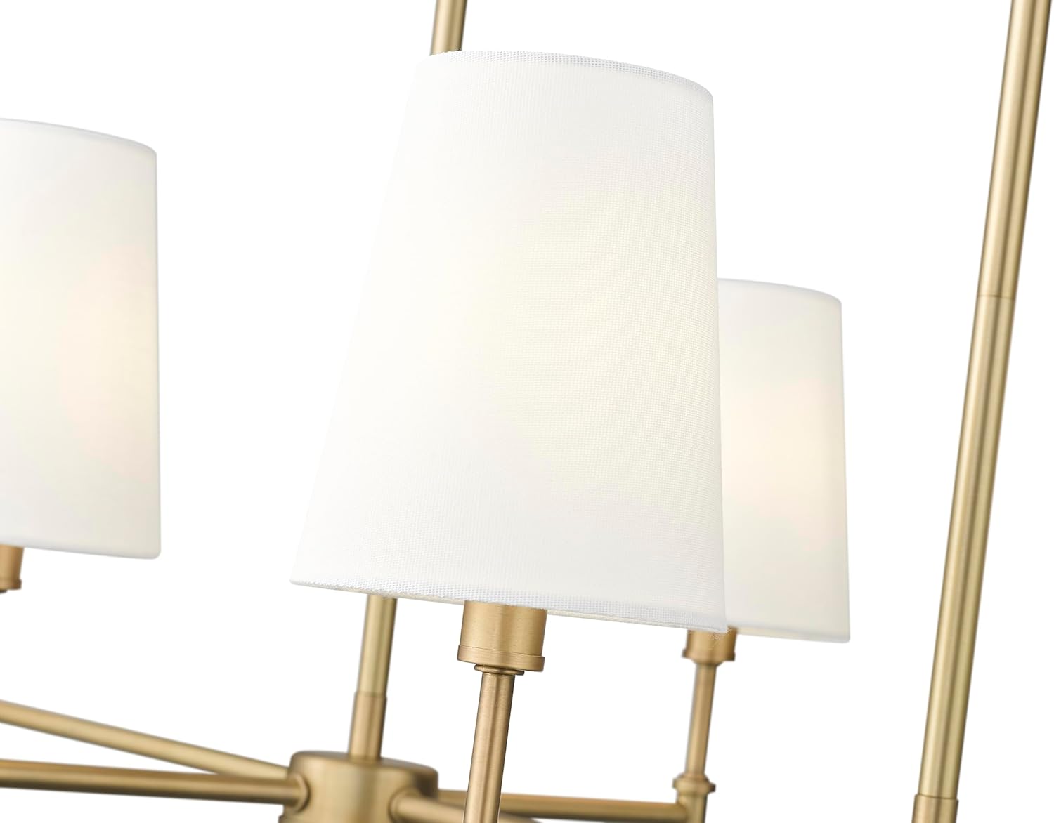 ML Lighting 16506-VB Adorra 48" Wide 6-Light Chandelier - Vintage Brass