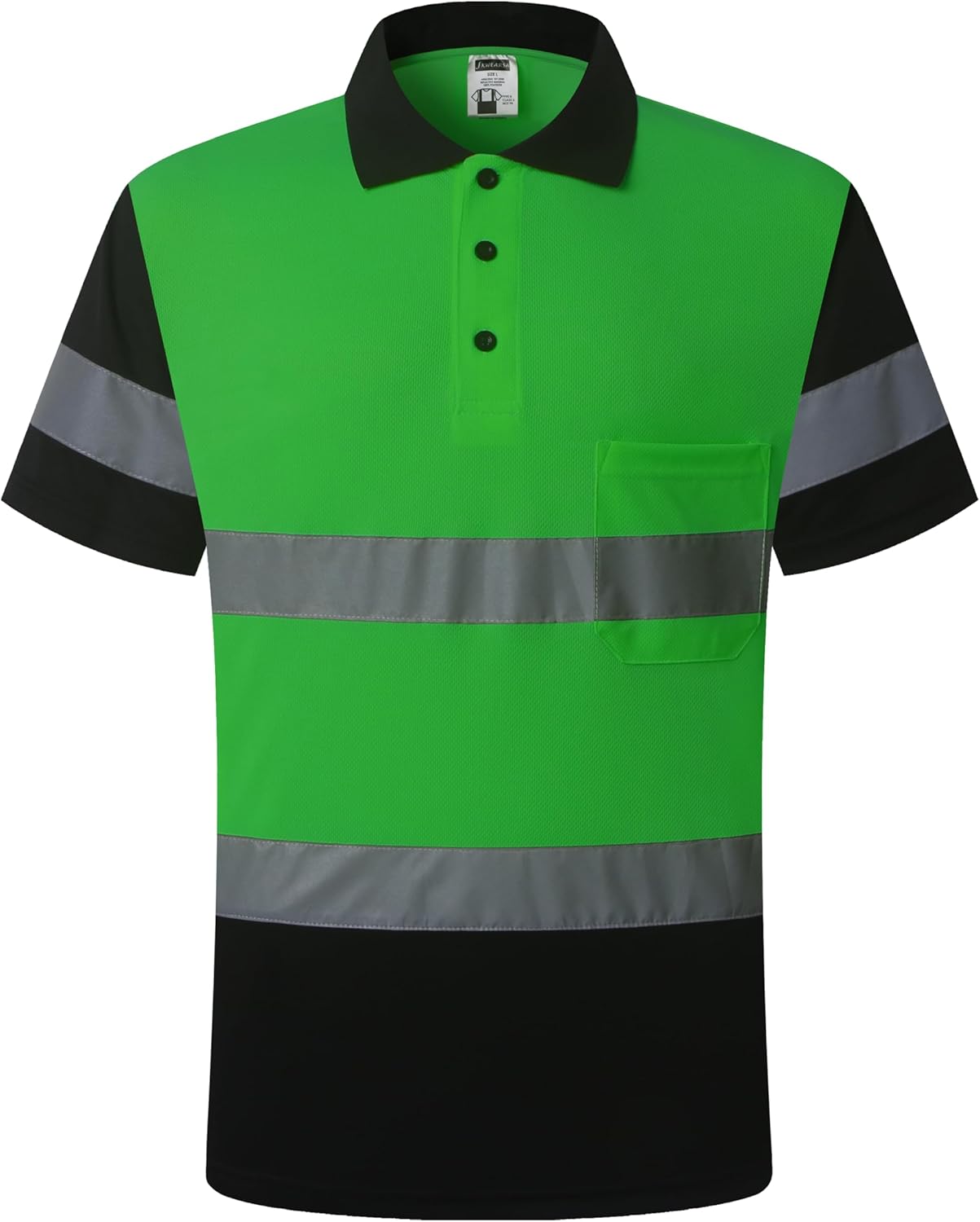 JKWEARSA Safety Shirt for Men Hi Vis Reflective Shirt Workwear,Quick Drying Breathable Soft T Shirt