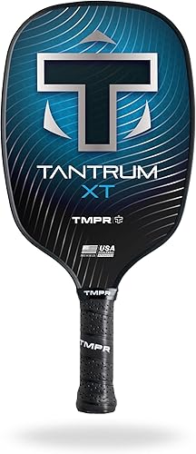 Serie XT paleta de pickleball con cara de fibra de vidrio para un mayor control de giro, núcleo de polímero de panal de abeja de 0.512 in para una