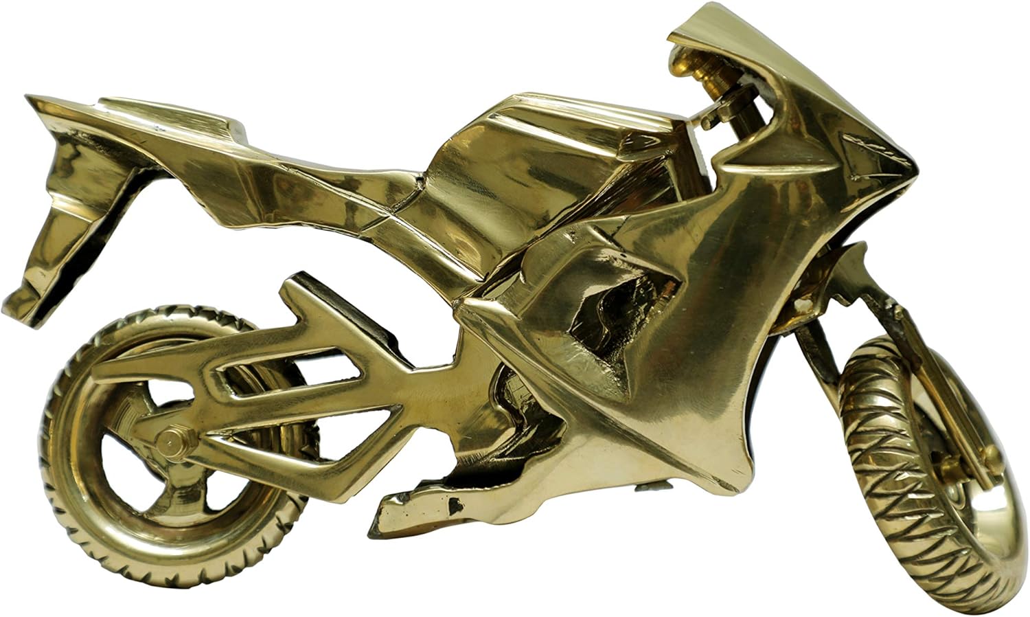BHARATHAAT Sport Bike R1 Model Brass Collectible Handicraft Art BH06898