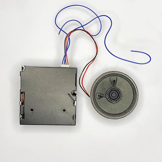Fancyes DIY Music Chime Box with Horn, Battery Operated, Wall Clock Mechanism Clock Parts,Repair Tool Melody Mechanism Clock Set for Home
