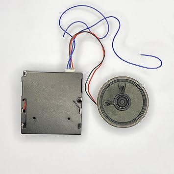 Fancyes DIY Music Chime Box with Horn, Battery Operated, Wall Clock Mechanism Clock Parts,Repair Tool Melody Mechanism Clock Set for Home