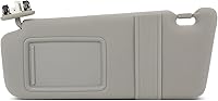 Vista 24 de SCITOO - Un par de viseras solares izquierda y derecha beige 74320-06800-E0 74310-06750-E0 para parabrisas de sedán Toyota Camry con luz de tocador