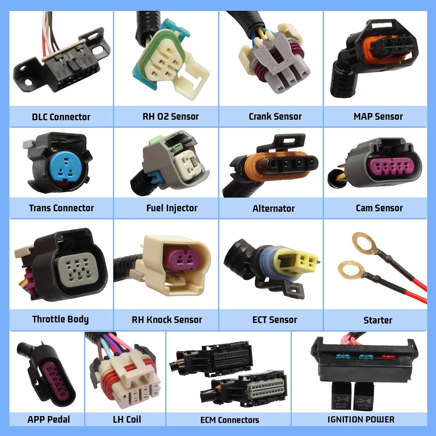 Engine Standalone Wiring Harness Compatible with 2006-2015 LS3 LS2 6.2L 6L80E 6L90E 58X DBW