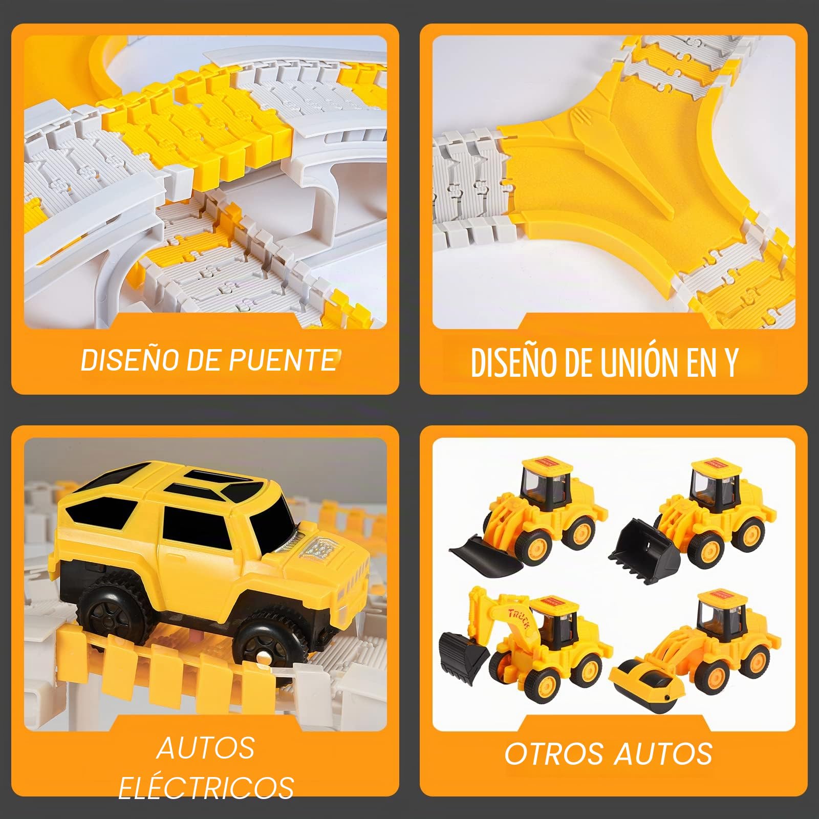 Adeokay Juguetes Niños 2 3 4 5 6 Años, Pista de Coches para Niños Regalo Niño 2-6 Años Pista Coches Flexible Juguetes para Niños de 2-6 Años Regalo Niña 2-6 Años Juegos Educativos Niños 2-6 Años