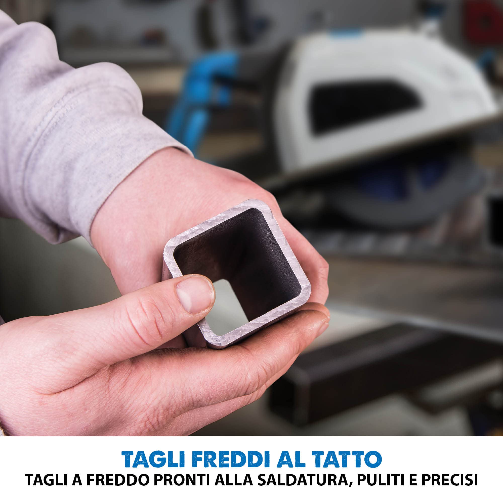 Evolution S210CCS - 210 mm Sega circolare per acciaio - Superfici immediatamente pronte per ulteriori lavorazioni - Non genera surriscaldamento, ronzii o scintille - Lama per acciaio dolce inclusa