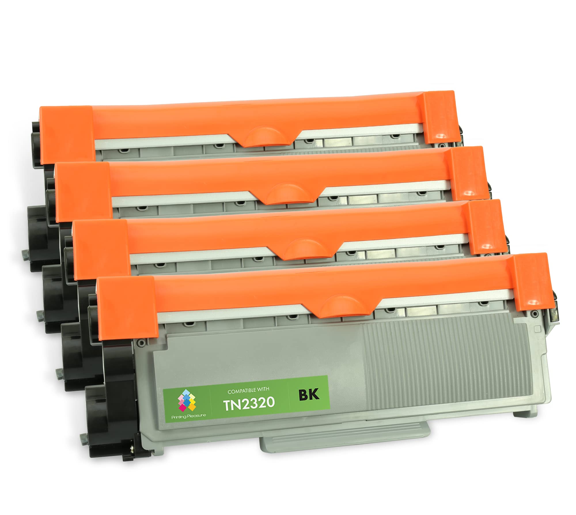 Printing Pleasure TN-2320 TN-2310 Cartucho de Tóner para Brother TN2320 TN2310 Compatible para MFC-L2700DW HL-L2300D DCP-L2520DW MFC-L2740DW MFC-L2720DW HL-L2365DW DCP-L2500D HL-L2360DN Negro 2 pack
