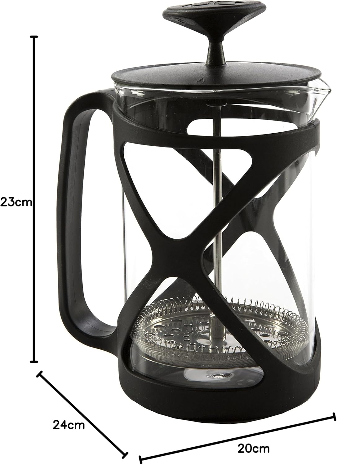 Primula 6CUP Tempo Rich, Non-Bitter Coffee-French Press Design-Easy to Use-Makes 6 Cups-Black (PCP-2306)