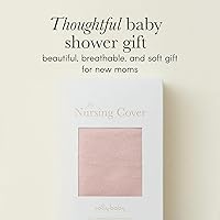 Vista 7 de Solly Baby Cobertor de Lactancia, Ultra-Transpirable, Ligero Cobertor para Amamantar, Tela Suave como Mantequilla, Ajuste Universal, Artículos