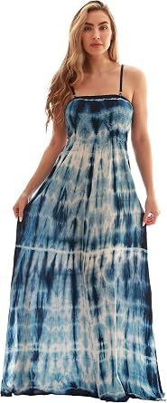 Riviera Sun Long Smocking Dresses for Women