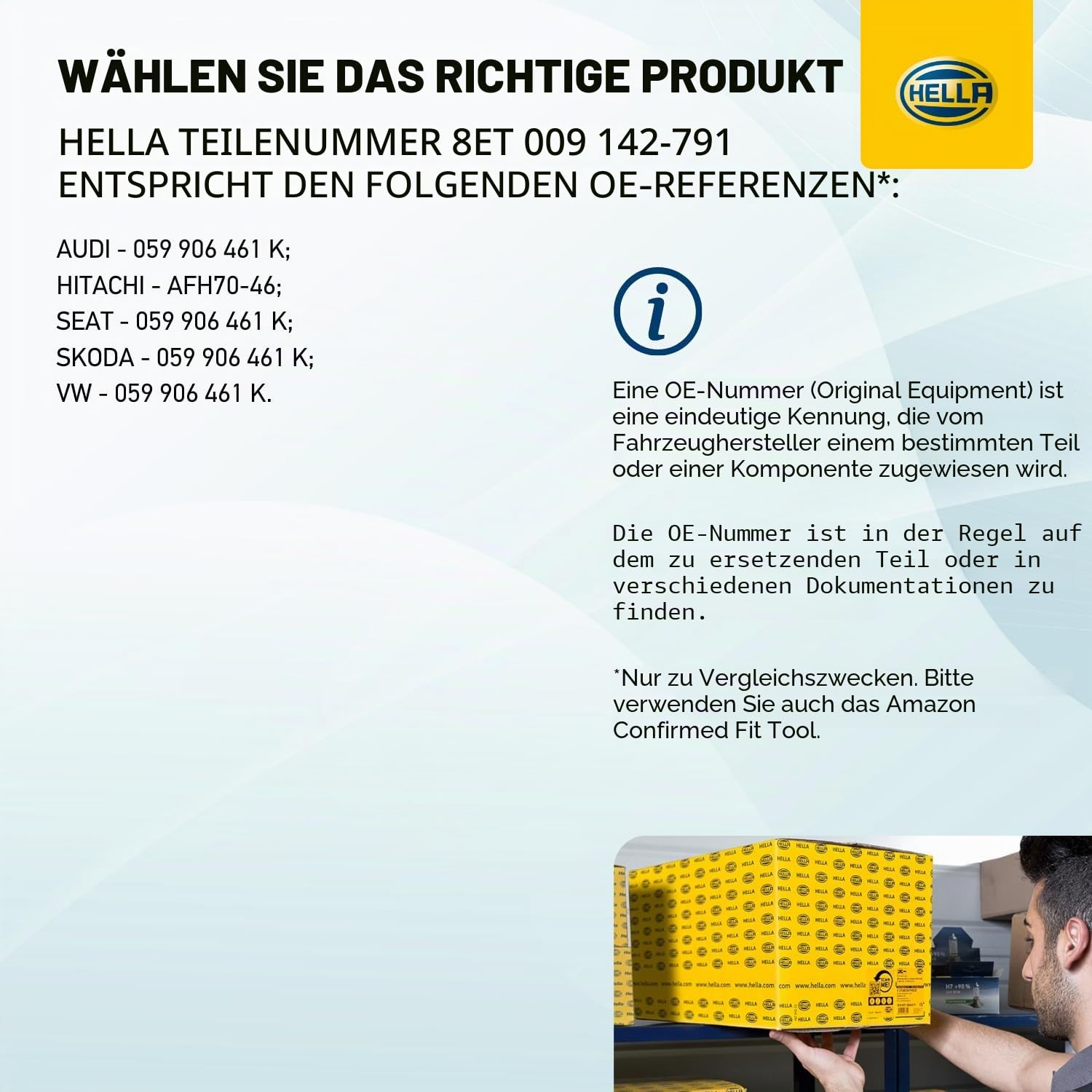 HELLA 8ET 009 142-791 Luftmassenmesser - 5-polig - geschraubt