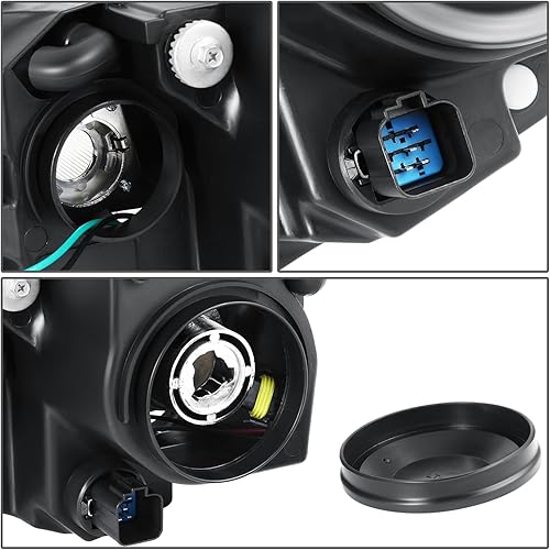 Miniatura 5 de DNA MOTORING Faro delantero derecho estilo OE compatible con Ford Fusion 2010-2012, OEM-HL-0239-R