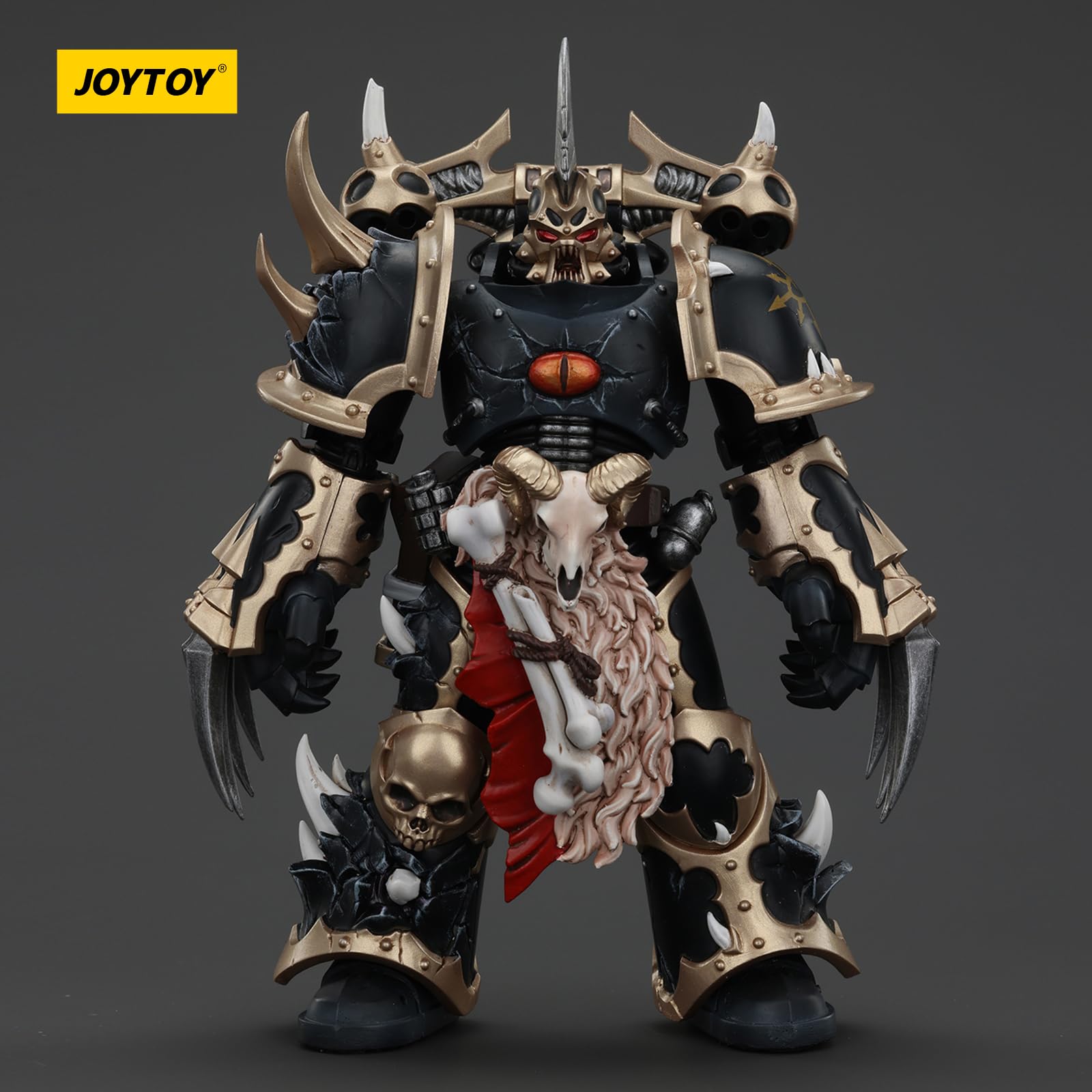 JOYTOY Warhammer 40k Chaos Space Marines, Chaos Space Marines Black Legion Chosen with Lightning Claws 1/18 Action Figure - Image 3
