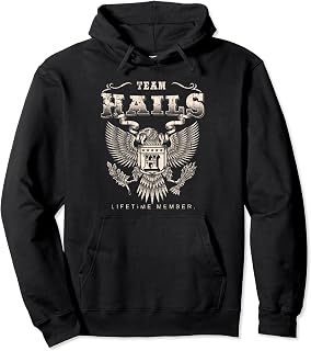 Team Hails Lifetime Member - Hails Name Pullover Hoodie